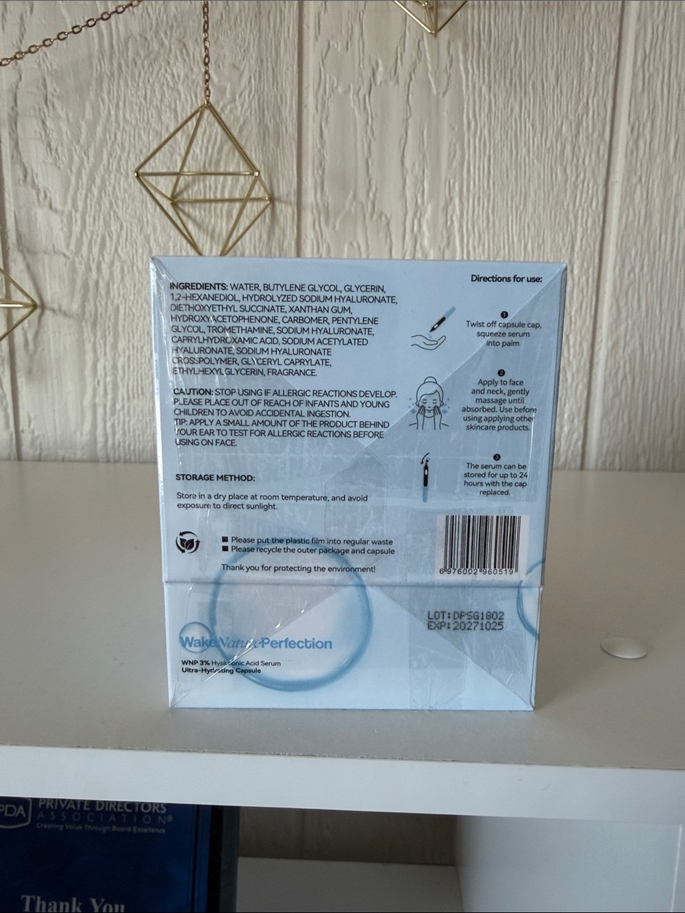 New Wake Nature Perfection 3% Hyaluronic Acid Serum Ultra-Hydrating Capsule 30 - Picture 3 of 6